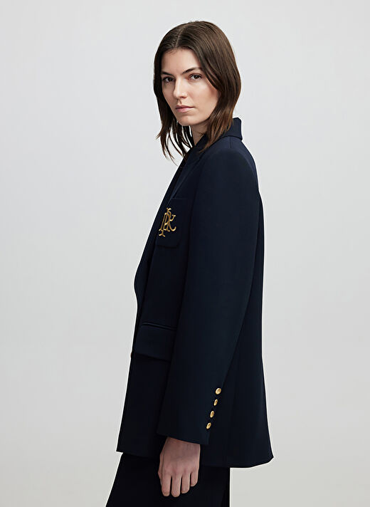 İpekyol Lacivert Kadın Standart Düz Blazer IS1250106009 3