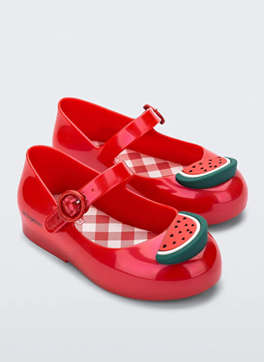 Melissa Kırmızı Kız Çocuk Sandalet SWEET LOVE PICNIC BB 2