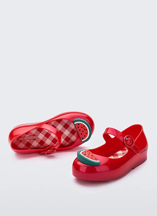 Melissa Kırmızı Kız Çocuk Sandalet SWEET LOVE PICNIC BB 4