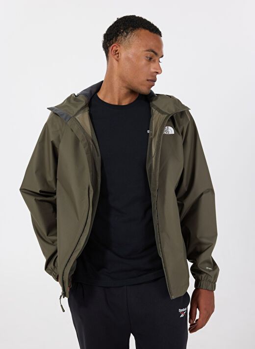 The North Face Yeşil Erkek Yağmurluk NF00A8AZ21L1-M QUEST JACKET - EU 3