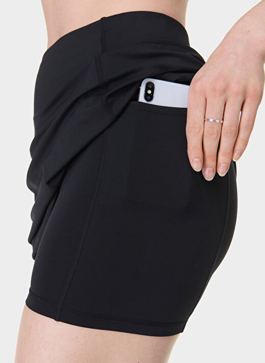 Sweaty Betty SB10060-001 ALL DAY ACTIVE SKORT Siyah  Regular Fit  KadınEtek 4