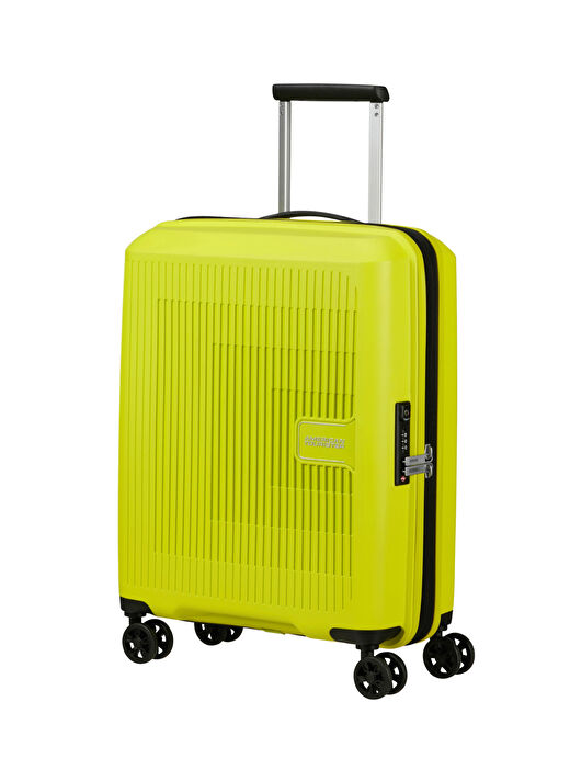 American Tourister Sarı Çekçekli Sert Valiz AEROSTEP-SPINNER 55/20 EXP TSA 2