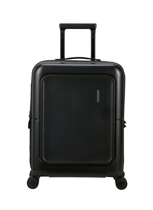 American Tourister Siyah Çekçekli Sert Valiz DASHPOP-SPINNER 55/20 EXP TSA 1