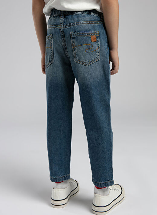 Lee Cooper Mavi Erkek Çocuk Denim Pantolon 252 LCB 121003 4