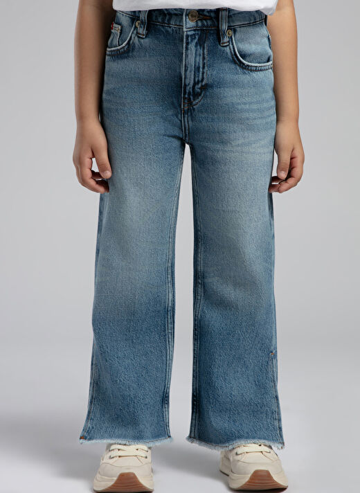 Lee Cooper Mavi Kız Çocuk Denim Pantolon 252 LCG 121001 2