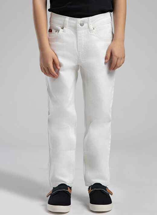 Lee Cooper Beyaz Erkek Çocuk Denim Pantolon 252 LCB 121002 2