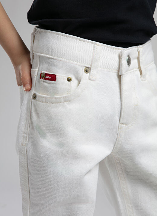 Lee Cooper Beyaz Erkek Çocuk Denim Pantolon 252 LCB 121002 4