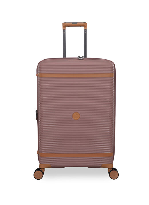 İtluggage Kahverengi Unisex Çekçekli Sert Valiz Illustrious Orta 1