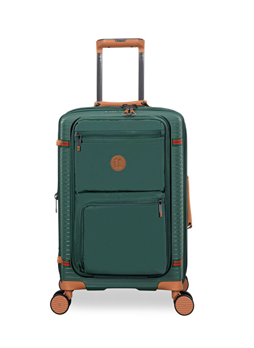 İtluggage Yeşil Unisex Çekçekli Sert Valiz Advantageous Kabin 1