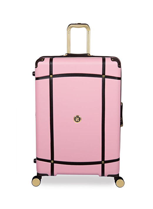 İtluggage Pembe Büyük Boy Çekçekli Sert Valiz Superiority 1