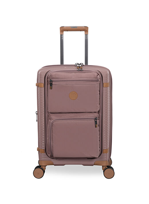 İtluggage Kahverengi Unisex Çekçekli Sert Valiz Illustrious Kabin 1