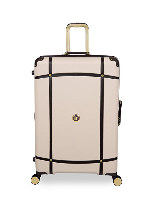 İtluggage Ekru Büyük Boy Çekçekli Sert Valiz Superiority 1