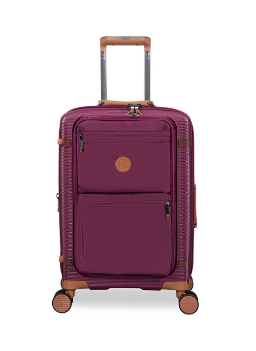 İtluggage Kırmızı Çekçekli Sert Valiz Advantageous Kabin 1