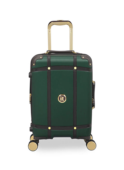 İtluggage Yeşil Çekçekli Sert Valiz Superiority Kabin 1