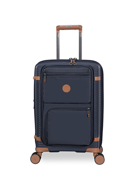 İtluggage Lacivert Unisex Çekçekli Sert Valiz Illustrious Kabin 1