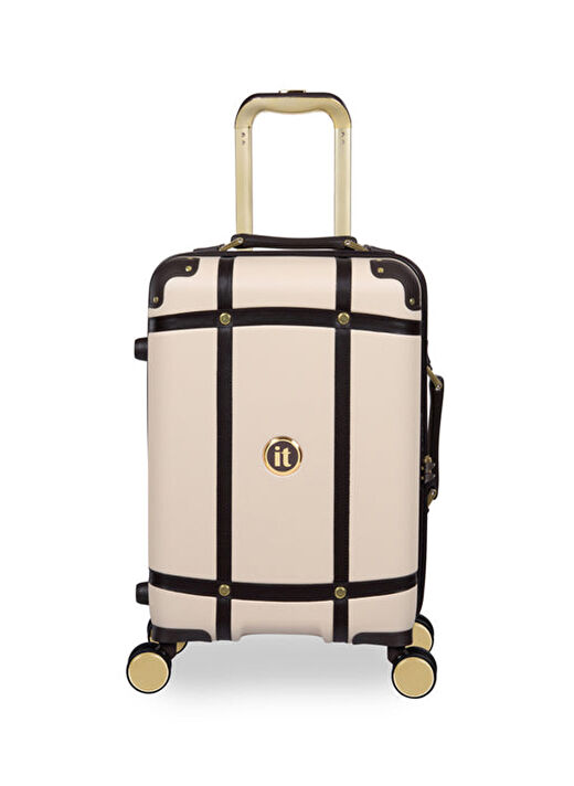 İtluggage Ekru Çekçekli Sert Valiz Superiority Kabin 1