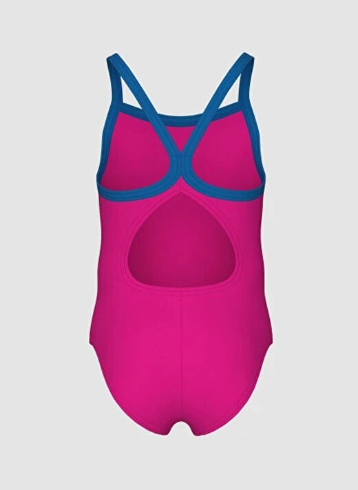 Arena Pembe Kız Çocuk Yüzücü Mayosu 003605680-ARENA LOGO KIDS GIRL 4