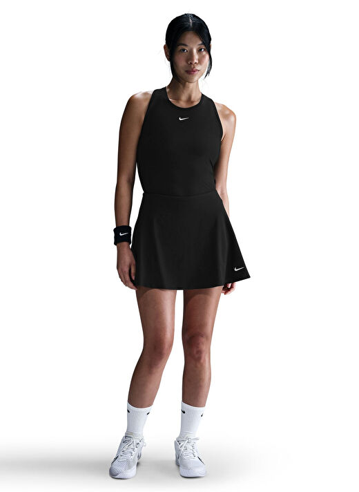 Nike Siyah Kadın Regular Fit Etek FD6528-010 W NKDF VCTY SKRT MRREGFL 1