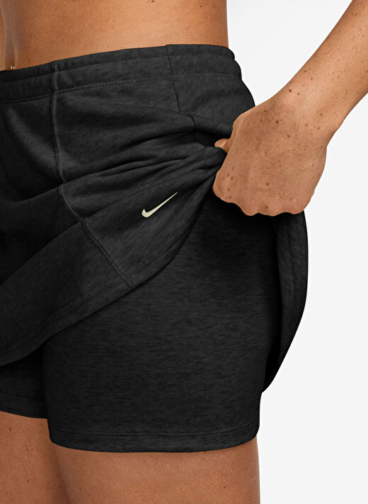 Nike Siyah Kadın Regular Fit Etek HJ1274-010 W NSW NK CHLL FT MR MINI 3