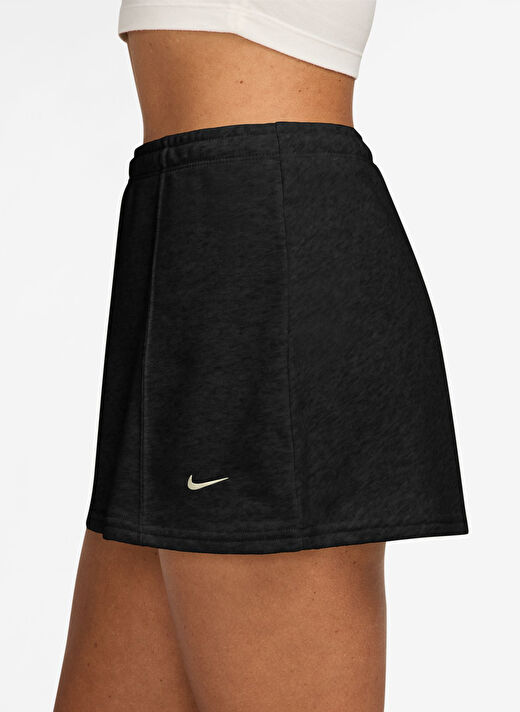 Nike Siyah Kadın Regular Fit Etek HJ1274-010 W NSW NK CHLL FT MR MINI 4