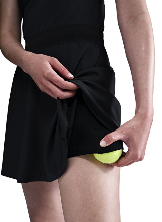 Nike Siyah Kadın Regular Fit Etek FZ6726-010 W NKCT DF ADVTG ACE SKT 3