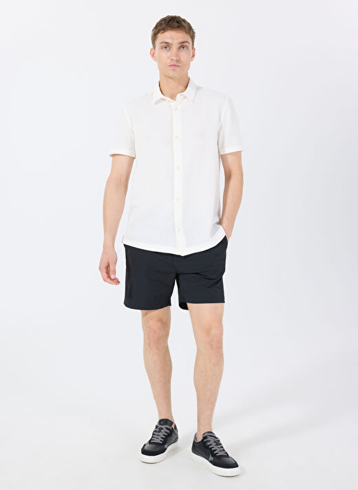 Gmg Fırenze Siyah Erkek Slim Fit Şort GU25MSS09023 1