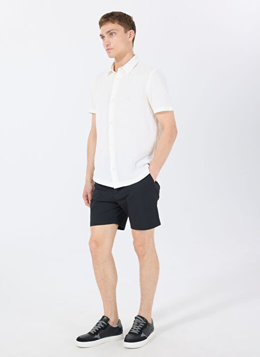 Gmg Fırenze Siyah Erkek Slim Fit Şort GU25MSS09023 2