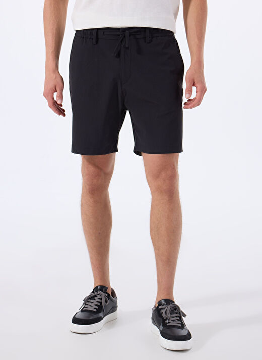 Gmg Fırenze Siyah Erkek Slim Fit Şort GU25MSS09021 3
