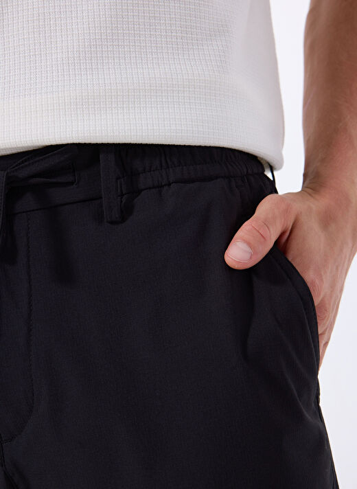 Gmg Fırenze Siyah Erkek Slim Fit Şort GU25MSS09021 4