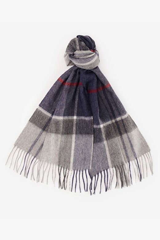 Barbour Carrbridge Tartan Atkı TN27 Blue Granite 2