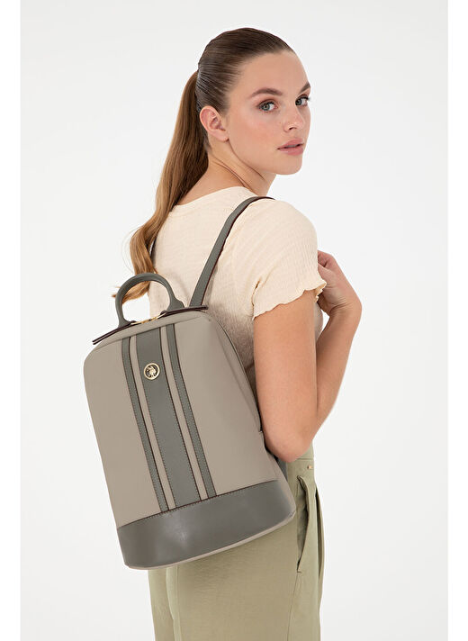 U.S. Polo Assn. Kadın Açık Haki Çanta 50293673-VR183 1