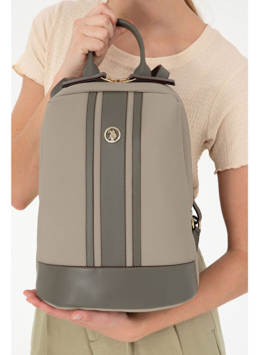 U.S. Polo Assn. Kadın Açık Haki Çanta 50293673-VR183 2