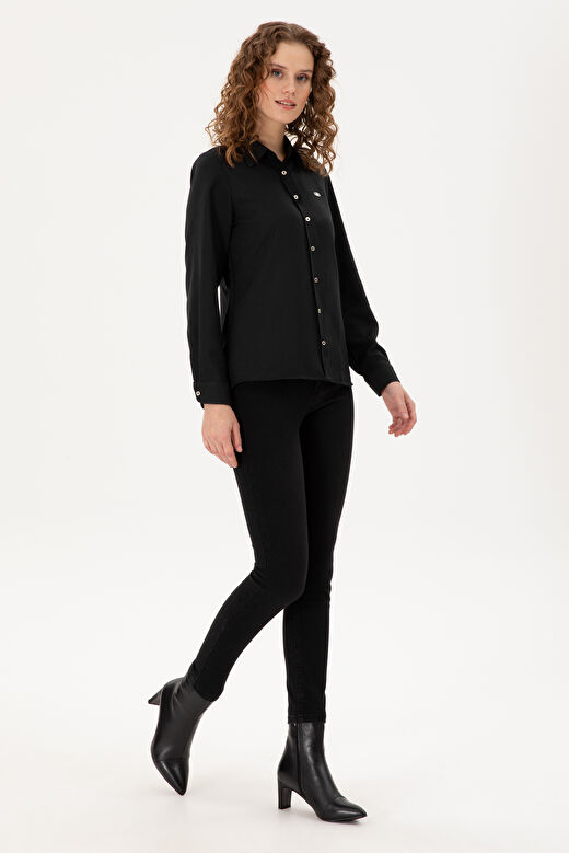U.S. Polo Assn. Kadın Siyah Pantolon (Jean) 50295406-Dn0027 3