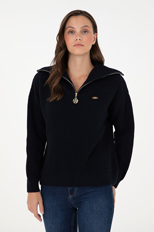 U.S. Polo Assn. Kadın Lacivert Kazak /triko 50297086-VR033 3