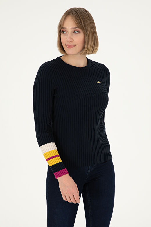 U.S. Polo Assn. Kadın Lacivert Kazak /triko 50297099-VR033 3