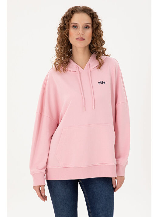 U.S. Polo Assn. Kadın Pudra Sweatshirt 50297324-VR042 1