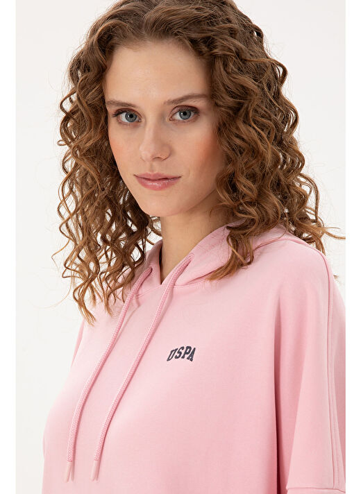 U.S. Polo Assn. Kadın Pudra Sweatshirt 50297324-VR042 2