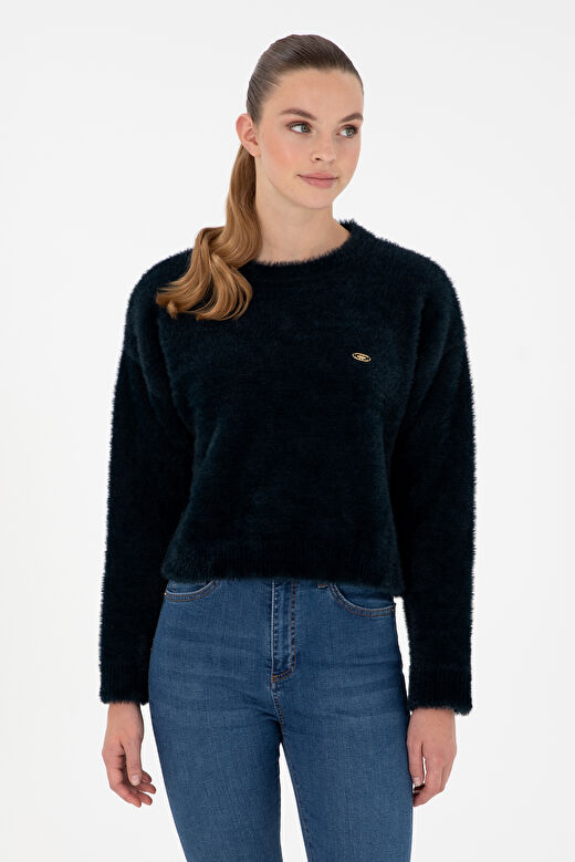 U.S. Polo Assn. Kadın Lacivert Kazak /Triko 50297898-VR033 1
