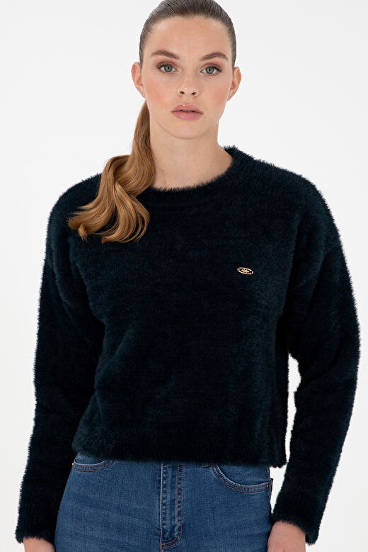 U.S. Polo Assn. Kadın Lacivert Kazak /Triko 50297898-VR033 3