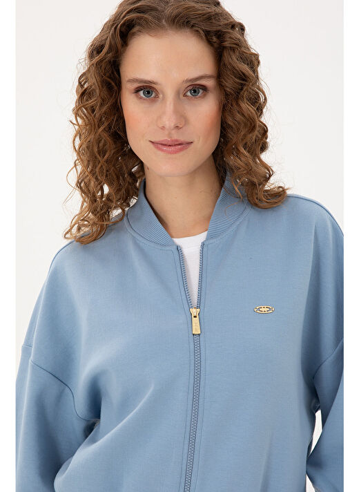 U.S. Polo Assn. Kadın Açık Mavi Sweatshirt 50299000-VR003 2