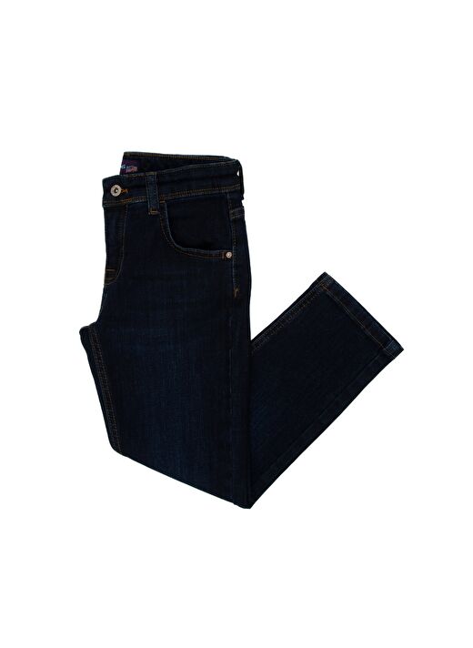 Erkek Çocuk Koyu Mavi Jean Pantolon 4