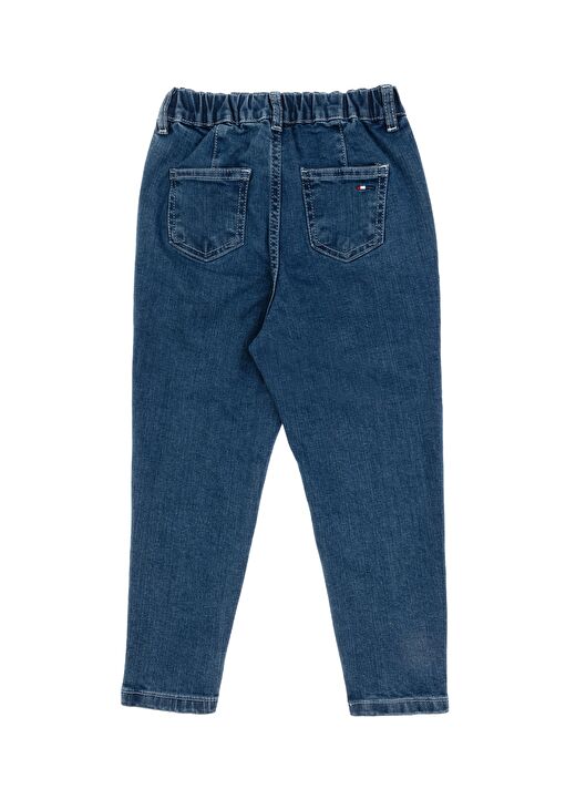 Kız Çocuk Açık Mavi Carrot Fit Jean Pantolon 1