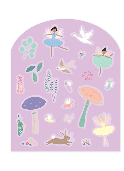FLOSS & ROCK Tak Çıkart Sticker Oyun Sahnesi / Enchanted *YENİ* 3