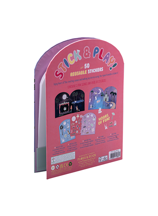 FLOSS & ROCK Tak Çıkart Sticker Oyun Sahnesi / Enchanted *YENİ* 4