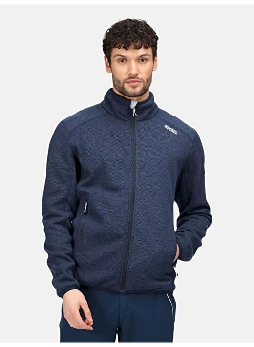 Regatta Torrens Zipper Fleece Lacivert Erkek Polar RMA351 1