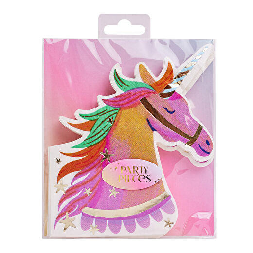 Party Pieces - Unicorn 16&apos;lı Parti Peçeteleri 2
