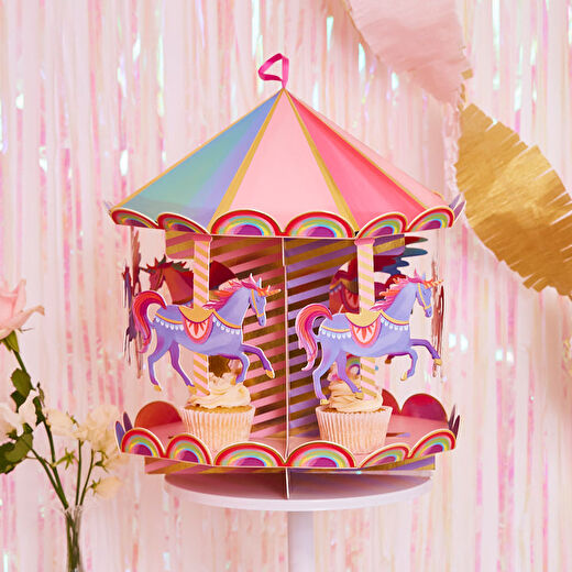 Party Pieces - Unicorn Atlıkarınca İkram Standı 3