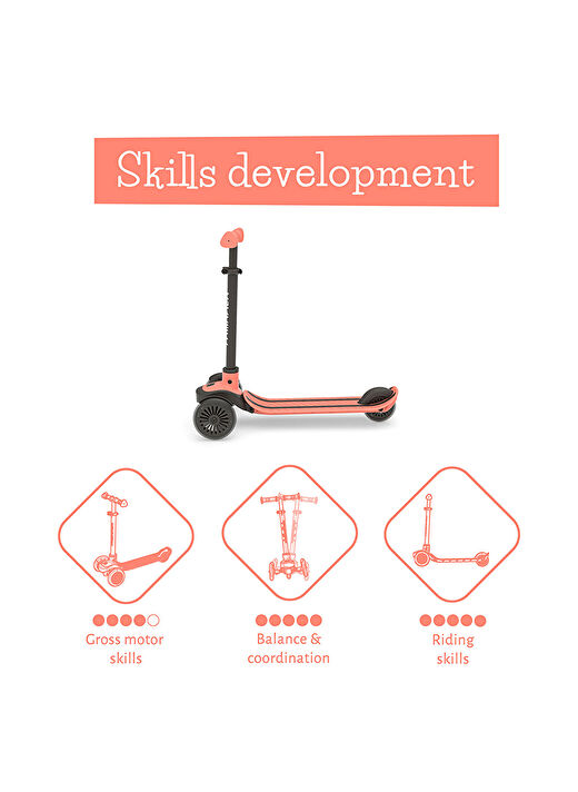 Scotti - 3 Tekerlekli Scooter - Flamingo 4
