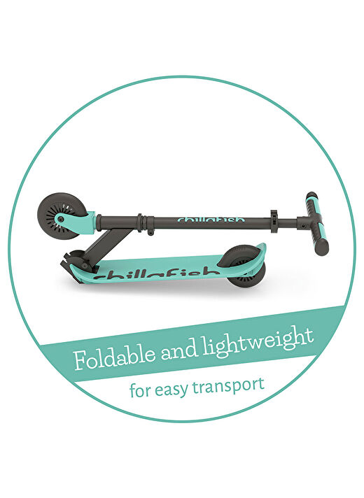 Flexxi Glow - Işıklı Katlanabilir 2 Tekerlekli Scooter - Mint 4