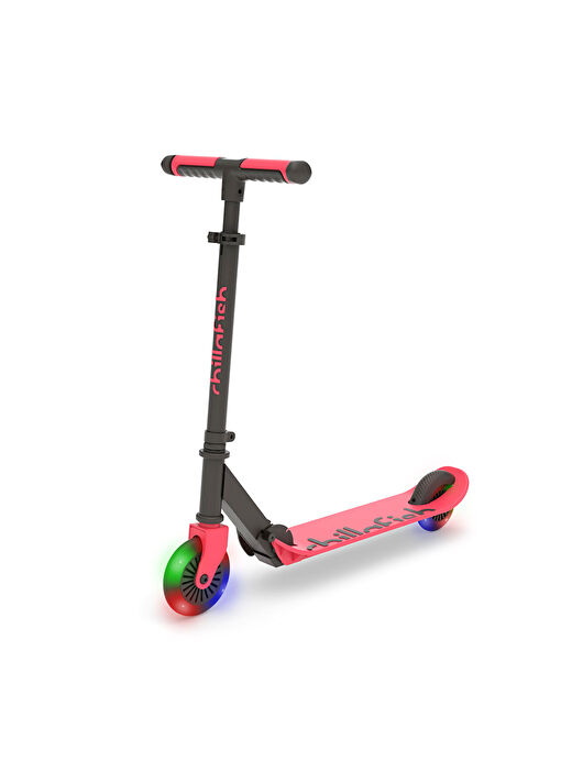 Flexxi Glow - Işıklı Katlanabilir 2 Tekerlekli Scooter - Coral 3